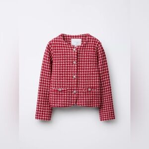 NWT Zara Button Textured Jacket